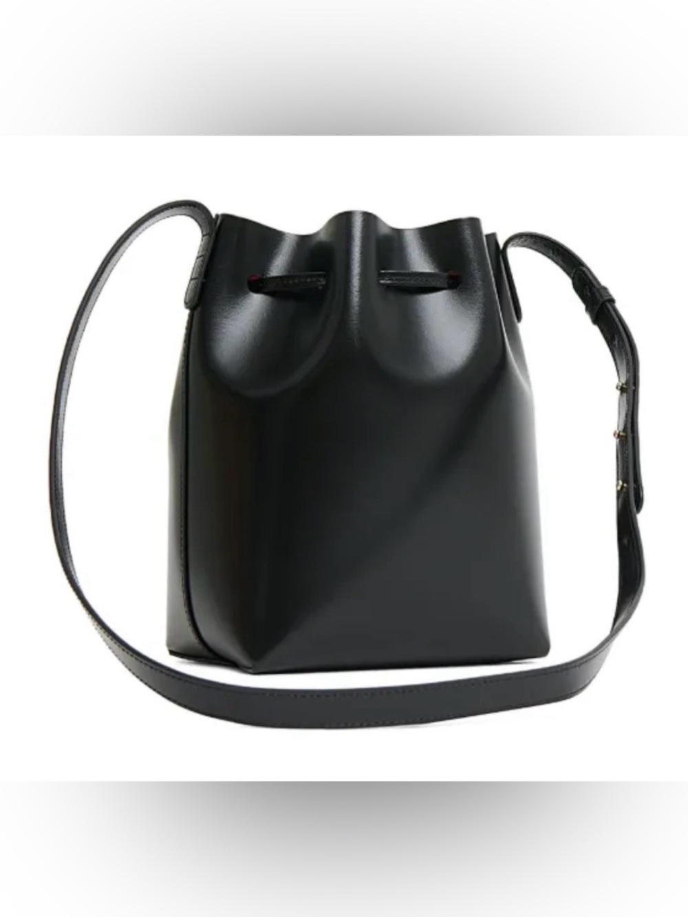 Mansur Gavriel Black Mini Bucket Bag - Picture 2 of 9
